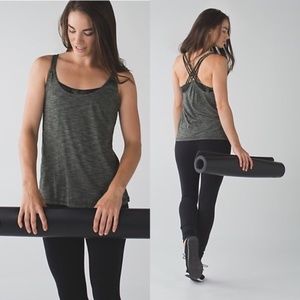 Lululemon Criss Cross Flowy Sun Salutation Tank